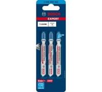 Bosch Lame de scie sauteuse EXPERT Stainless Steel T 118 EHM pour inox 83 mm – 3 pièces