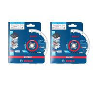 Bosch Expert X-LOCK Disque à tronçonner diamant pour métal, 125 x 22,23 mm pour meuleuse d'angle X-LOCK, 2 pcs. (2x 2608900533)