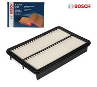 Bosch S0347 Filtre à Air Automobile - Sépare les Particules de l'Air d'Admission, Résiste à l'Humidité et à la Tension