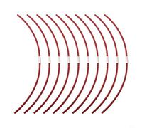 Bosch F016800181 Lot de 10 bobines de fil de rechange pour débroussailleuse ART23 ART26 ART30, 2,4 mm de diamètre 26 cm de long, accessoire d'extérieur pour coupe de bordure de pelouse de jardin