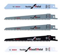 Bosch F016800307 Lame de scie sauteuse, à chantourner et sabre Lames de scie sabre 5 pièces