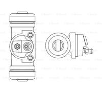 BOSCH F 026 002 392 Cylindre de roue