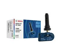 Bosch F026C00469 - QF0469 - Capteur TPMS programmable Quick FIT - Capteur de Pression de pneus avec Valve en Caoutchouc Noir - 433,92 MHz
