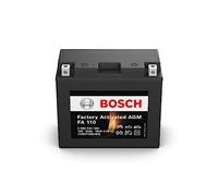 Bosch FA110 - Batterie moto AGM - 12V 165A 10Ah - Adaptée aux motos, mobilettes, enduros, scooters, quads, jet skis - Compatible M6019, BT12B-BS, BT12B