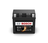 Bosch FA117 - Batterie moto AGM - 12V 90A 6Ah - Adaptée aux motos, mobilettes, enduros, scooters, quads, jet skis - Compatible M6009, BTZ7S