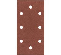 Bosch Accessories 2608608X97 2608608X97 Papier abrasif pour ponceuse vibrante Grain 40, 80, 120, 180 (Ø x L) 93 mm x 186 mm 10