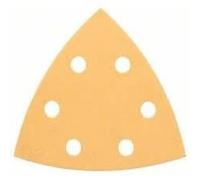 BOSCH Feuille abrasive Delta avec bande auto-agrippante, perforé - Grain 240 - Cote d'encoignure 93 mm