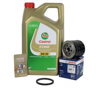 Bosch Filtre 0451103318+5L Castrol 5W30 Ll pour Audi Siège VW 1,4 1,6 16V