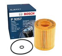 Bosch Filtre à huile automobile P9257 – Sépare suie et particules métalliques, lubrification fiable