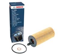 Bosch Filtre à huile automobile P7205 – Sépare suie et particules métalliques, lubrification fiable