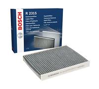 Bosch Filtre d'habitacle R2315 à charbon actif – anti-odeurs, pollen et poussière – Jeu de 2