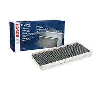 Bosch Filtre d'habitacle R2406 - Charbon actif, anti-odeurs, pollen et poussière