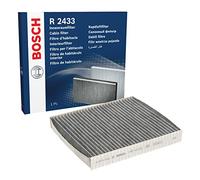 Bosch Filtre d'habitacle R2433 - Charbon actif contre odeurs, pollen et poussière