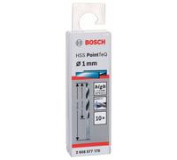 BOSCH Foret hélicoïdal HSS PointTeQ 1,0 mm (2 pièces) 2608577153