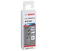 BOSCH Foret hélicoïdal HSS PointTeQ 2,0 mm (2 pièces) 2608577155