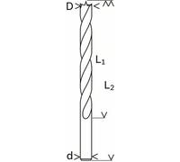 Bosch Accessories Mèche Hélicoïdale (pour Bois, Ø 5 x 52 x 86 mm, Accessoires pour Perforateurs)