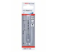 BOSCH Foret pour métal HSS PointTeQ HEX avec tige à 6 pans ; 2,5 mm (5 pièces) 2608577518