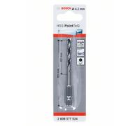 BOSCH Foret pour métal HSS PointTeQ HEX avec tige à 6 pans ; 4,2 mm (5 pièces) 2608577524
