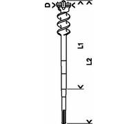 BOSCH Foret révolutionnaire SDS-max-9 Break Through 80 x 450 x 600 mm 1618596461