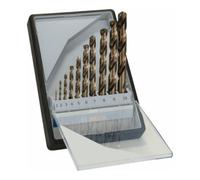 Bosch Forets à métaux Robust Line 2607019925 – HSS-Co rectifiés, pointe de perçage 135° – Set de 10