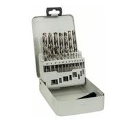 Bosch Forets à métaux HSS-G, DIN 338, 135°, cassette métallique de 19 pièces 1-10 mm, 135° Quantité:1