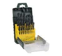 Bosch Accessories 2607017153 HSS Jeu de forets pour le métal 25 pièces laminé au rouleau DIN 338 tige cylindrique 1 set