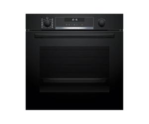 Bosch - Four pyrolytique multifonction série 6, 60 cm de large, Home Connect, AirFry, noir, HBG578EB7