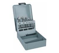 Bosch Coffret 6 fraises coniques Soft Metal HSS – Ø 6,3–20,5 mm pour aluminium et métaux non-ferreux