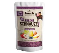 Bosch Freshe Schnauze - Verger fruité 1 x 200 g | Topping pour Nourriture pour Chien | Convient pour la Nourriture sèche et Humide | avec Pommes fraîches, poires et myrtilles