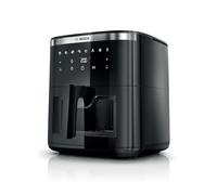 Bosch Friteuse sans huile Série 6, MAF671B0, Air Fryer XXL, capacité de 7,2 L, 7 programmes prédéfinis, vitre de cuisson éclairée, cuisson jusqu'à 65% plus rapide, noir