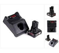Bosch GAL 12V-40 Chargeur rapide professionnel pour batteries 12V (1600A019R3) + Batterie 6,0 Ah (1600A00X7H)