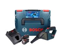 Bosch GAS 12V Aspirateur à main sans fil + Coffret de transport L-Boxx + 2x Batteries 3,0Ah + Chargeur
