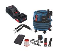 Bosch GAS 18V-12 MC Professional Aspirateur sans fil BITURBO Brushless + 1x batterie ProCore 8,0 Ah + chargeur rapide + accessoires