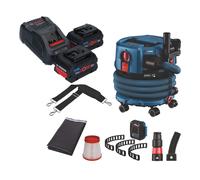 Bosch GAS 18V-12 MC Professional Aspirateur sans fil BITURBO Brushless + 2x batterie ProCore 5,5 Ah + chargeur rapide + accessoires