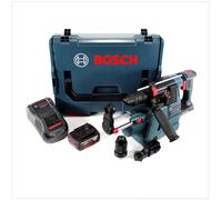 Bosch GBH 18 V-26 F Perforateur sans fil Professional SDS-Plus avec Boîtier de transport L-Boxx + Collecteur de poussière sans fil GDE 18 V-16 + 1x Batterie GBA 5 Ah + Chargeur GAL 1880 CV