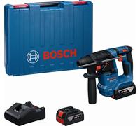 Bosch Professional 18V System perforateur sans-fil GBH 18V-18 (SDS plus, avec 2 batteries 18V 4,0 Ah, GAL 18V-20)