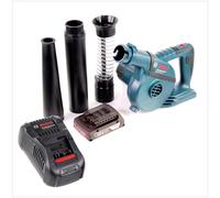 Bosch GBL 18 V-120 Souffleur de feuilles sans fil avec 1x Bosch GBA 18V 2,0 Ah batterie + chargeur GAL 1880 CV