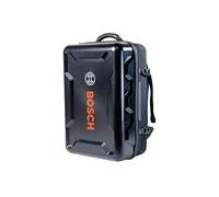 BOSCH GBP21-17 Sac à dos rotatif pour laser/outils - Coque durable moulée par soufflage, intérieur en mousse personnalisable, dos rembourré, compartiment pour ordinateur portable, fermeture éclair