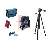 Bosch GCL 2-50 C 12V Li-Ion Batterie Laser À Croix Dans Un Étui + Trépied (BT 150) - 20 M