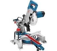 Bosch Professional Scie à onglets radiale GCM 80 SJ – 1 400 W, Ø 216 mm, 2 lames, clé six pans mâle