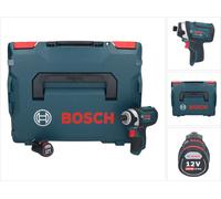 Bosch GDR 12V-105 Professional Visseuse à chocs sans fil avec boîtier L-Boxx + 1x Batterie GBA 12 V 3,0 Ah - sans Chargeur