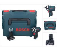 Bosch GDR 12V-105 Professional Visseuse à chocs sans fil avec boîtier L-Boxx + 1x Batterie GBA 12 V 6,0 Ah - sans Chargeur
