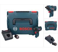 Bosch GDR 12V-110 Professional 12V Visseuse à chocs sans fil avec Porte-outils six pans creux 1/4" en Coffret L-Boxx + 1x Batterie 3,0 Ah + Chargeur GAL 1230
