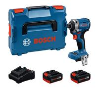 Bosch GDR 18V-215 Kit Visseuse À Percussion Sans Fil 18 V (2x 4,0 Ah) Dans L-boxx - 215 Nm