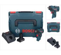 Bosch GDS 12V-115 Boulonneuse sans-fil avec Porte-outils Carré mâle de 3/8" en Coffret L-Boxx + 1x Batterie GBA 12V 6,0 Ah + Chargeur