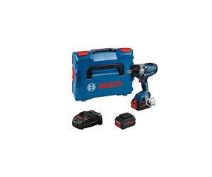 Bosch GDS 18V-1050 H Professional - Visseuse à percussion 18V, 1 batterie, 1050Nm max, 1750 tr/min, mandrin 3/4", poignée pistolet.