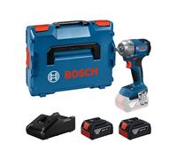 Bosch Professional 18V System Boulonneuse sans fil GDS 18V-350 (kit avec 2x batteries 4.0 Ah + GAL 1840, L-BOXX)