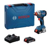 BOSCH GDX 18V-285 PROFESSIONAL Visseuse a chocs/boulonneuse, 2x GBA 18V 2.0Ah, 06019N2122