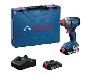 BOSCH GDX 18V-285 PROFESSIONAL Visseuse a chocs/boulonneuse, 2x GBA 18V 2.0Ah, 06019N2122
