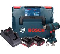 Bosch GHG 18V-50 Professional Pistolet à air chaud sans fil 18 V 300 C / 500 C + 2x batterie 4,0 Ah + chargeur + L-Boxx